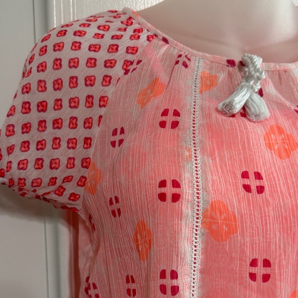 Pink and Orange girls Top - Picture 3 of 5